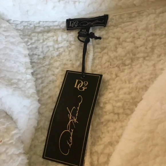 DG2 by Diane Gilman Cream Teddy Jacket - Picture 5 of 8